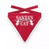 PG - Bandana Gatto Rossa Santa's