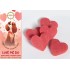 Dolci Impronte -  Love me do -  6 Confezioni Biscotti gr 80 - aroma lampone