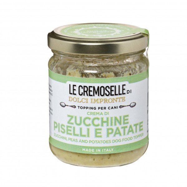 Dolci Impronte - Le Cremoselle Natural Topping  Courgettes Peas Potatoes - 125gr