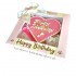 Dolci Impronte - Pink Cake Heart - Hand Decorated - 110g -New Packaging