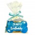 Dolci Impronte - Birthday Bone Blu- 85 gr – Biscotto in Pasta Frolla  Fatto a Mano