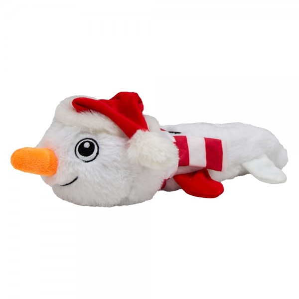 JV Big Snowman Dog Toy Plush 40 cm My Luxury Pet Venezia