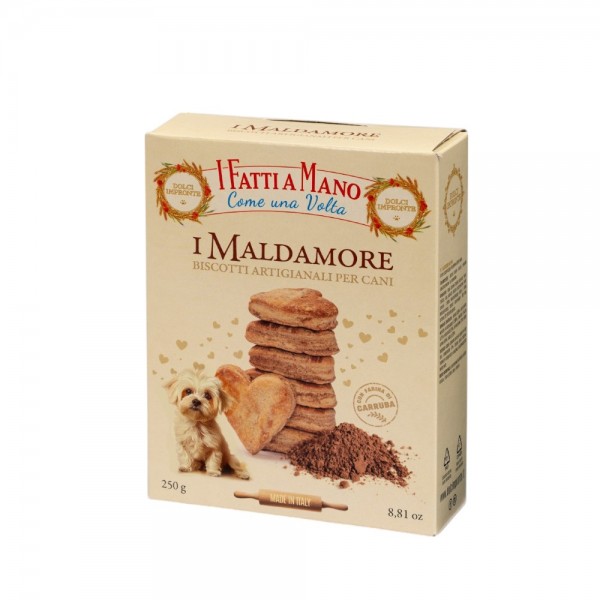 Dolci Impronte - I Maldamore - Biscuits With Carob Flour - 250 gr