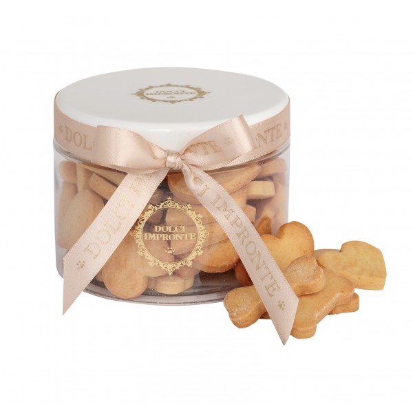 Dolci Impronte – Jar 210g Hand-Made Mignon Cookies – Small to Medium Size