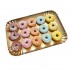 Dolci Impronte - Tray of 15 Mini Donuts – Hand Decorated - 215g